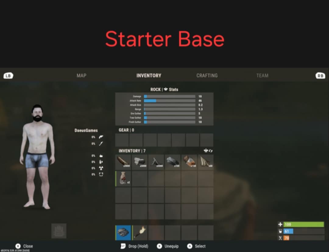 Rust Console Edition Starter Base Kit